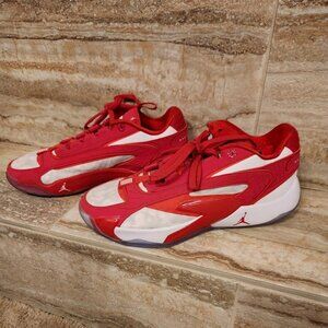 Nike Jordan Luka Doncic red basketball shoes US size 10.5